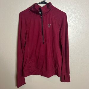 PINK Maroon Quarter Zip
